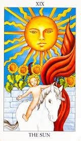 The Sun Card of Tarot Deck